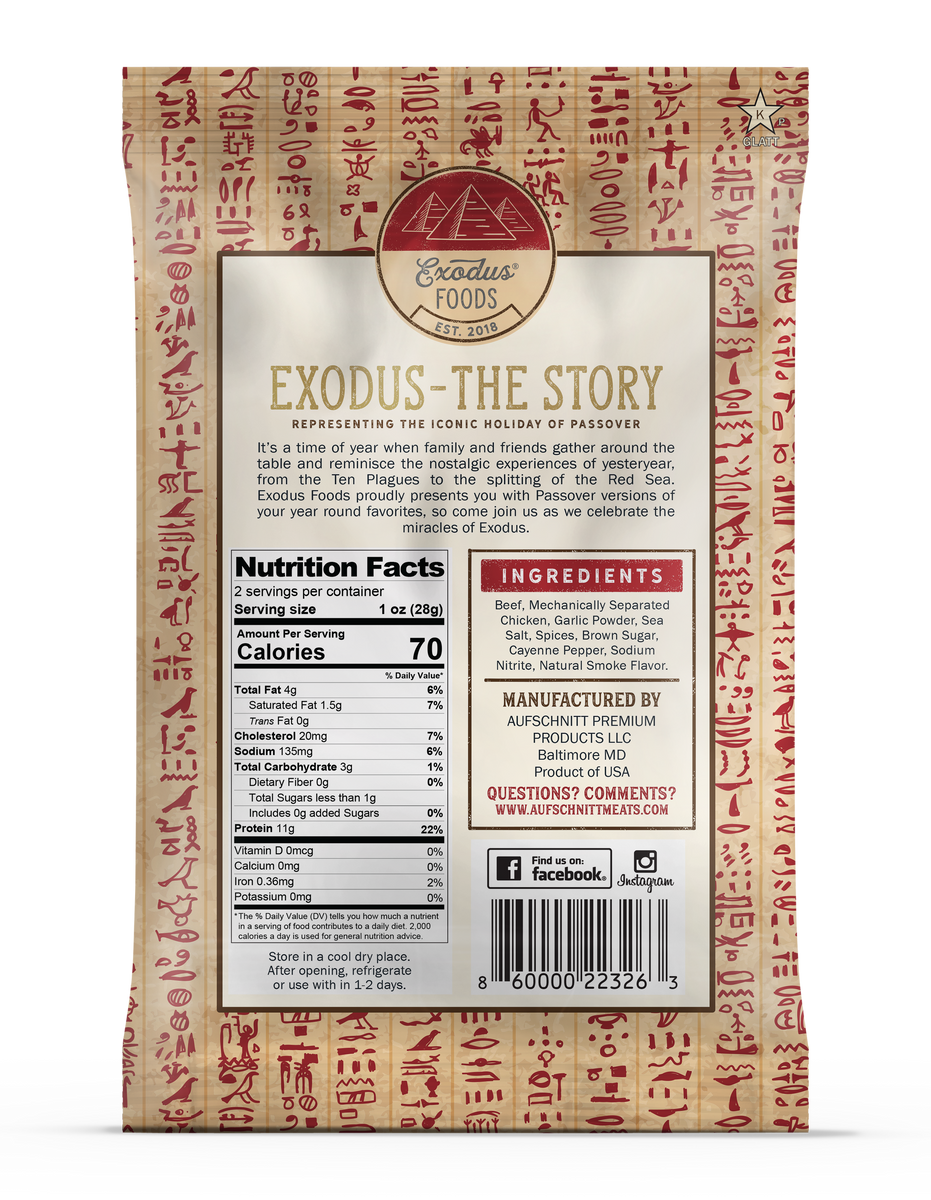 Exodus Salami Chips - Spicy – Aufschnitt Meats